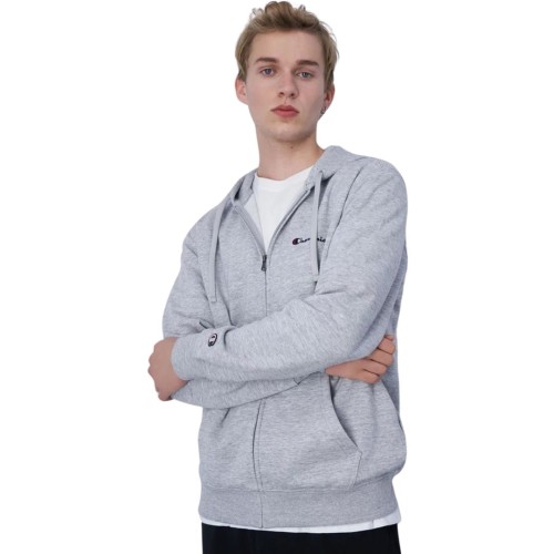 Bluza męska Champion Full Zip Hoodie szara 220260 EM021 S - 2320377