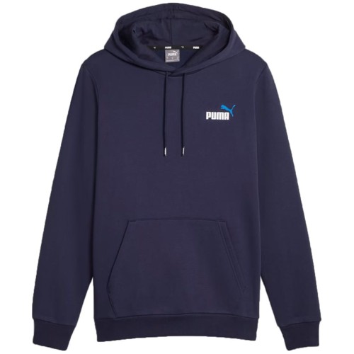 Bluza męska Puma ESS+ 2 Col Small Logo Hoodie FL granatowa 674471 06 - 1953605