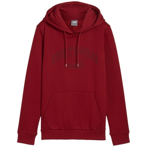 Bluza damska Puma Ess+ Logo LAB Hoodie FL bordowa 682987 13 M - 2320402