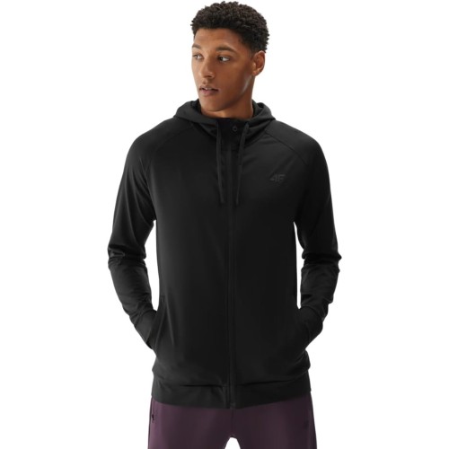 Bluza męska 4F M403 głęboka czerń 4FWAW24TFSWM403 20S 2XL - 2320409