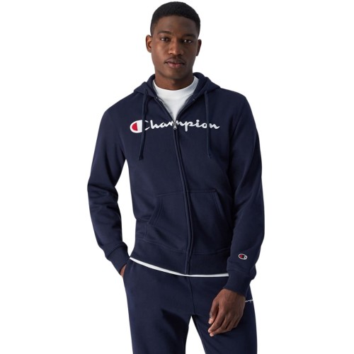 Bluza męska Champion Full Zip Hoodie granatowa 220255 BS501 XL - 2320430