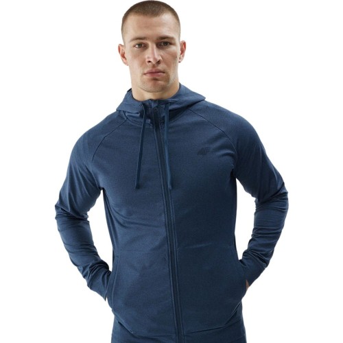 Bluza męska 4F M404 granat melanż 4FWAW24TFSWM404 31M XL - 2320448
