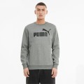 Bluza męska Puma ESS Big Logo Crew FL szara 586678 03 XL - 2170463