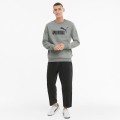 Bluza męska Puma ESS Big Logo Crew FL szara 586678 03 XL - 2170465