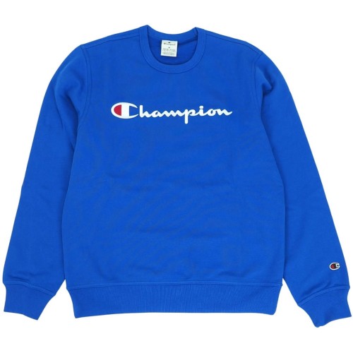 Bluza męska Champion Crewneck Sweatshirt niebieska 220254 BS008 S - 2320462