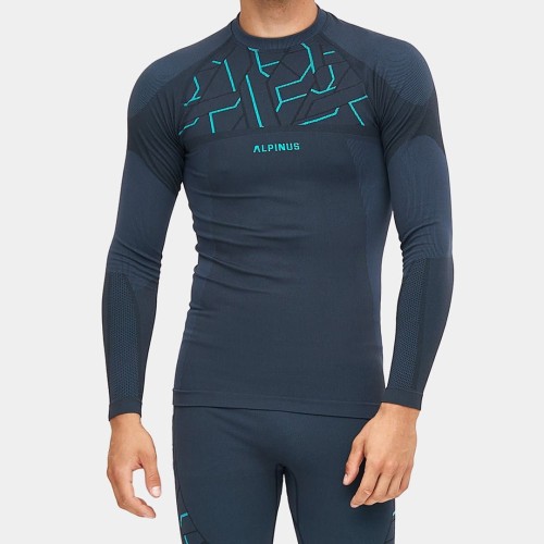 Bluza termoaktywna męska Alpinus Tactical Gausdal grafitowo-niebieska SI8912 - SI8916  L - 2064796