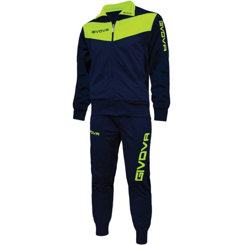 Dres Givova Tuta Visa Fluo granatowo-zielony TR018F 0419 M - 2320538