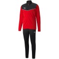 Dres męski Puma individualRISE Tracksuit czerwono-czarny 657534 01 - 2320590