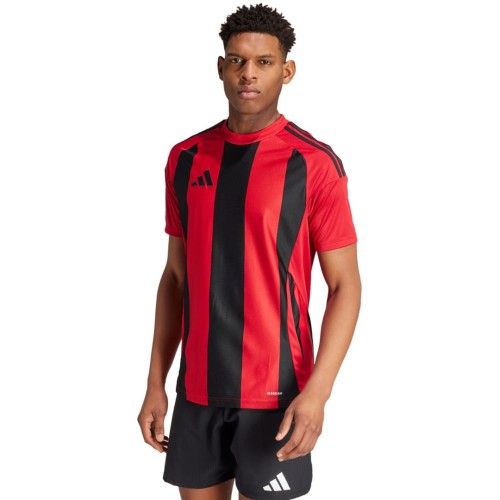Koszulka męska adidas Striped 24 Jersey czerwono-czarna IW4556 L - 2320653