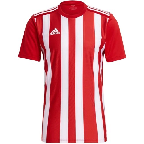 Koszulka męska adidas Striped 21 Jersey czerwono-biała GN7624 S - 2320670