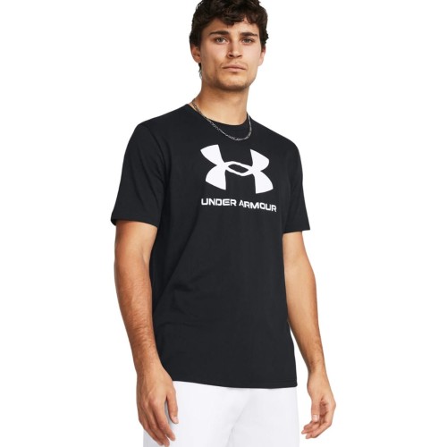 Koszulka męska Under Armour Sportstyle Logo czarna 1382911 001 L - 2065058