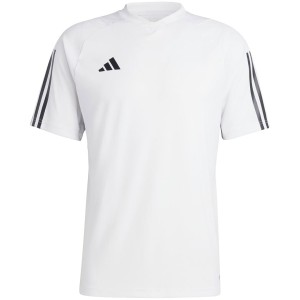 Koszulka męska adidas Tiro 23 Competition Jersey biało-czarna  IC4565 S
