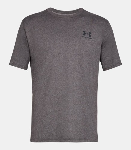 Koszulka męska Under Armour Sportstyle Left Chest SS ciemny szary 1326799 019 S - 2065027