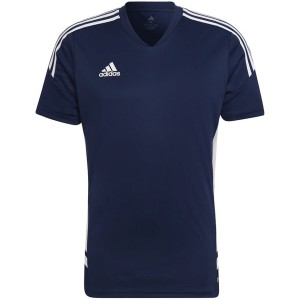 Koszulka męska adidas Condivo 22 Jersey V-neck granatowo-biała HA6291 M