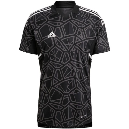 Koszulka męska Condivo 22 Goalkeeper Jersey Short Sleeve czarna HB1619 - 1953936