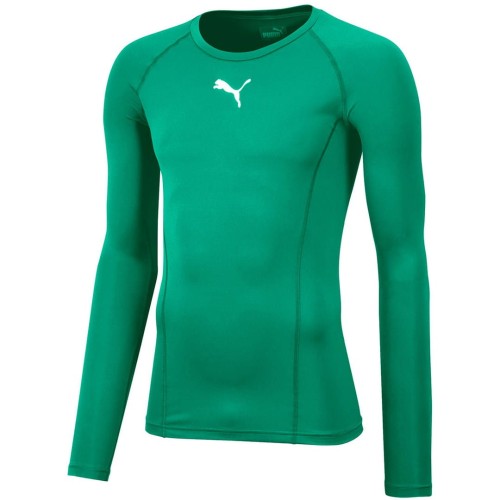 Koszulka męska Puma Liga Baselayer Tee LS zielona 655920 05 M - 2065106