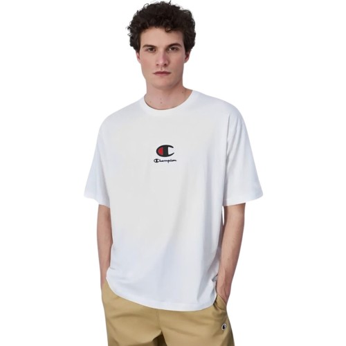 Koszulka męska Champion Crewneck biała 220270 WW001 M - 2320887