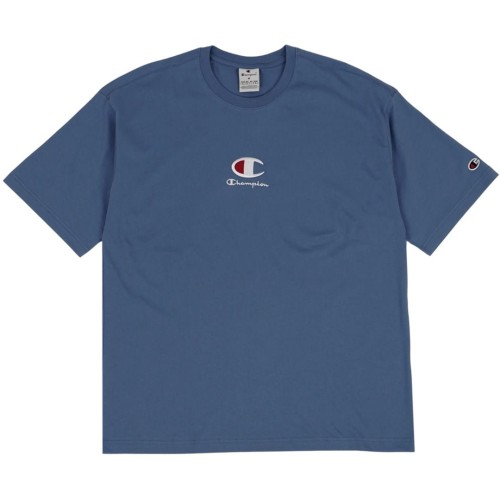 Koszulka męska Champion Crewneck niebieska 220270 BS099 M - 2320933