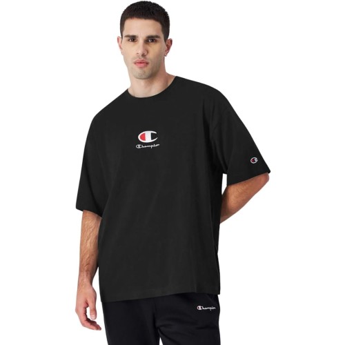 Koszulka męska Champion Crewneck czarna 220270 KK001 S - 2321008