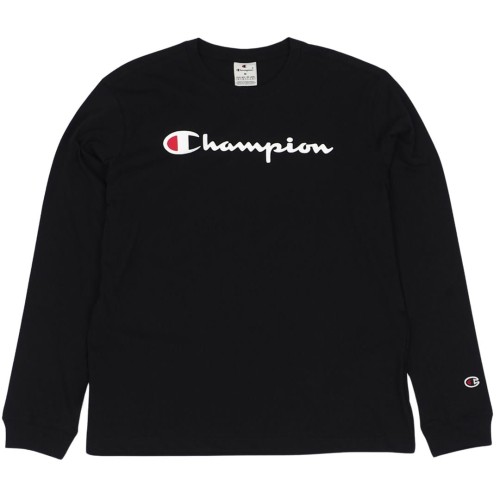 Koszulka męska Champion Crewneck Long Sleeve czarna 220257 KK001 S - 2321009