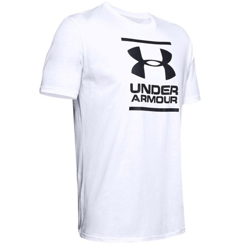 Koszulka męska Under Armour Gl Foundation Ss T biała 1326849 100 S - 2321027