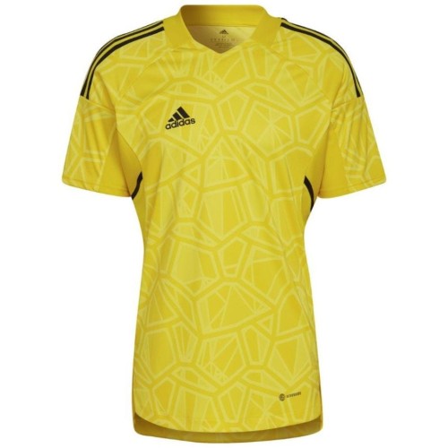Koszulka męska adidas Condivo 22 Goalkeeper Jersey Short Sleeve żółta HF0138 - 1953957