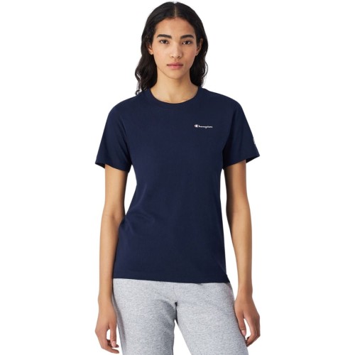 Koszulka damska Champion SS Tee granatowa 117535 BS501 S - 2321085