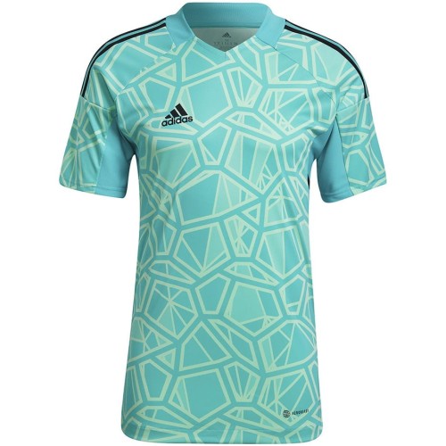 Koszulka męska Condivo 22 Goalkeeper Jersey Short Sleeve zielona HB1618 - 1953956