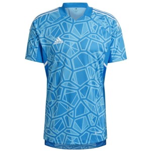 Koszulka męska adidas Condivo 22 Goalkeeper Jersey Short Sleeve niebieska HB1623