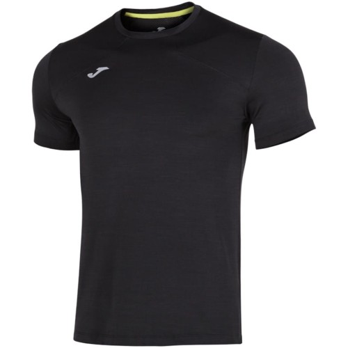 Koszulka męska Joma Running Night Short Slevee czarna 101775.100 M - 2065222