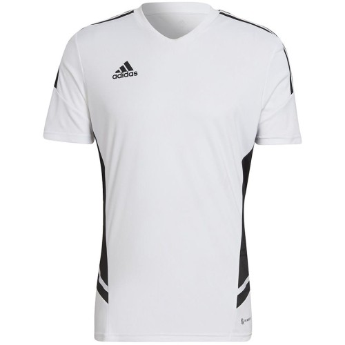 Koszulka męska adidas Condivo 22 Jersey V-neck biało-czarna HA6290 S - 2321103