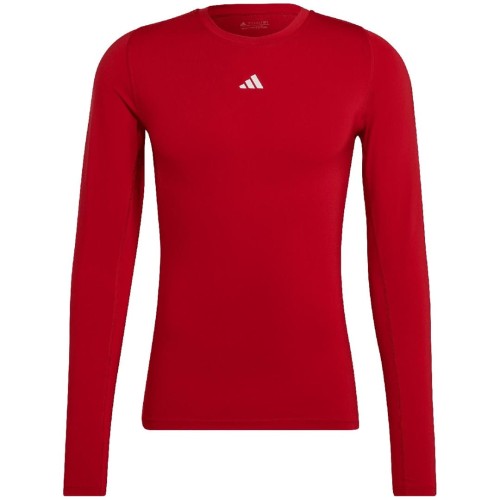Koszulka męska adidas Techfit Aeroready Long Sleeve Tee czerwona HP0639 M - 2065395
