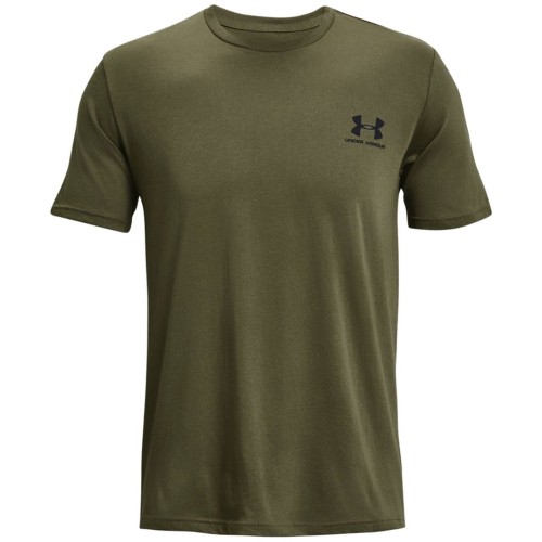 Koszulka męska Under Armour Sportstyle Left Chest SS khaki 1326799 390 S - 2321196