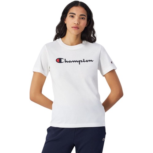 Koszulka damska Champion SS Tee biała 117534 WW001 S - 2321203