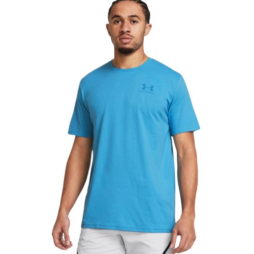 Koszulka męska Under Armour Sportstyle LC SS niebieska 1326799 434 L - 2065241