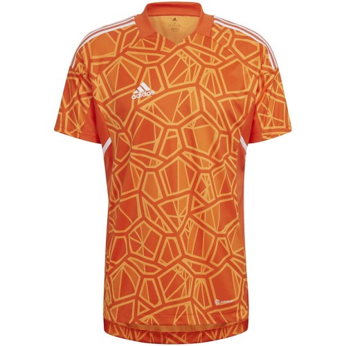 Koszulka męska Condivo 22 Goalkeeper Jersey Short Sleeve pomarańczowa HB1621 - 1953968