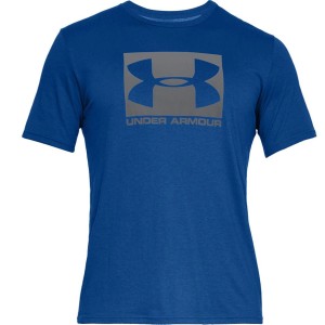 Koszulka Under Armour Boxed Sportstyle Wycięcie pod szyją Krótki rękaw Bawełna, Poliester