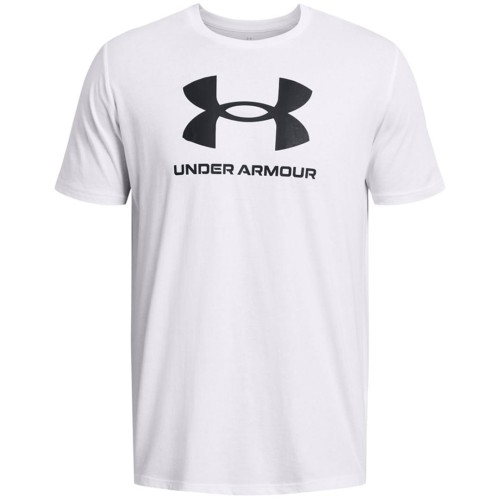 Koszulka męska Under Armour Sportstyle Logo biała 1382911 100 M - 2065297