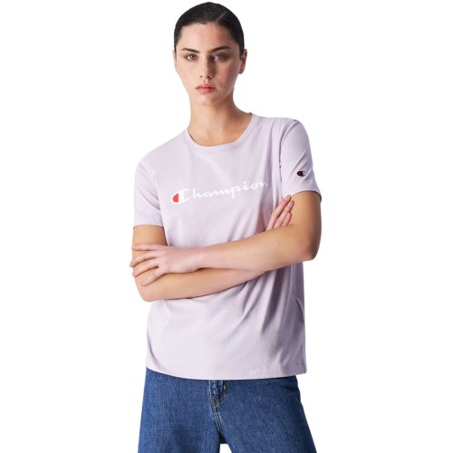 Koszulka damska Champion SS Tee fioletowa 117534 VS057 XL - 2321283