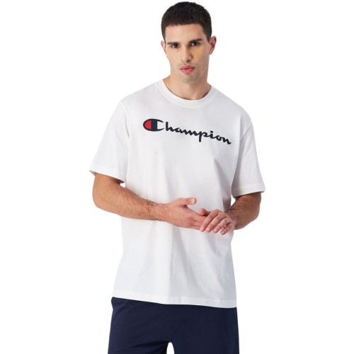 Koszulka męska Champion SS Tee biała 220256 WW001 2XL - 2321330