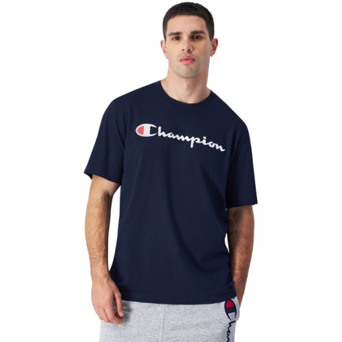 Koszulka męska Champion SS Tee granatowa 220256 BS501 2XL - 2321331