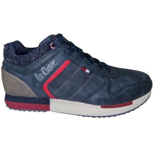Buty męskie Lee Cooper granatowo-czerwone LCJ-21-29-0642M - 1945979