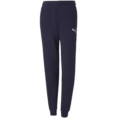 Spodnie dla dzieci Puma spodnie teamGOAL 23 Casuals Pants Jr granatowe 656713 06 164 - 2322216