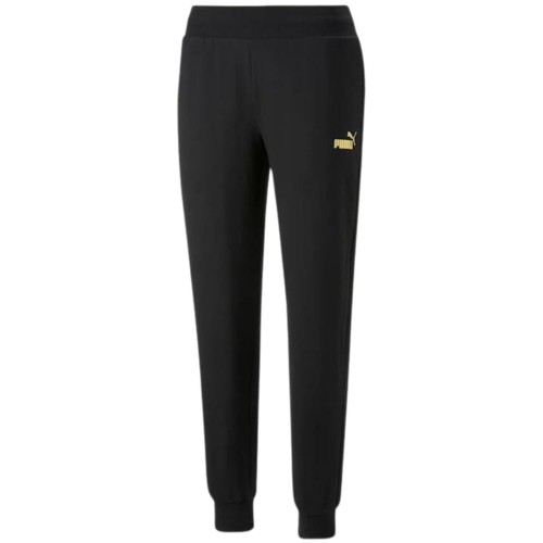 Spodnie damskie Puma ESS+ Metallic Pants FL czarne 849959 01 - 1950856