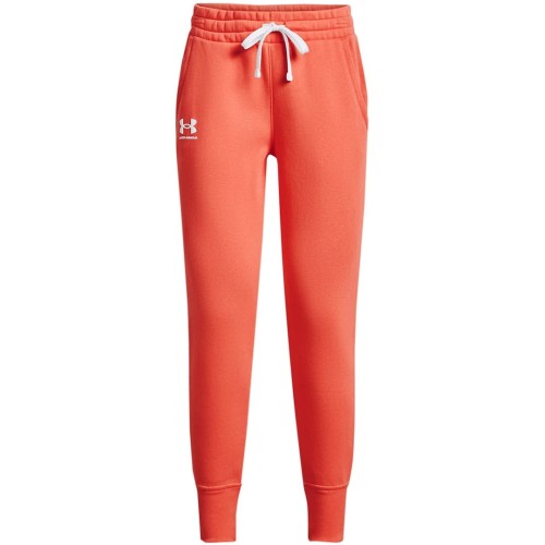 Spodnie damskie Under Armour Rival Fleece pomarańczowe 1356416 877 XL - 2322343