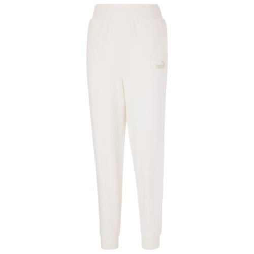 Spodnie damskie Puma ESS+ Embroidery High-Waist Pants FL kremowe 670007 99 - 1950855