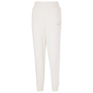 Spodnie damskie Puma ESS+ Embroidery High-Waist Pants FL kremowe 670007 99 L