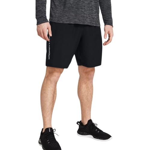 Spodenki męskie Under Aromur Tech Woven Wordmark czarne 1383356 001 M - 2322622
