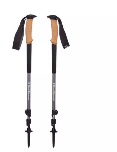 Kije trekkingowe Black Diamond Trail Cork granite - 1928204