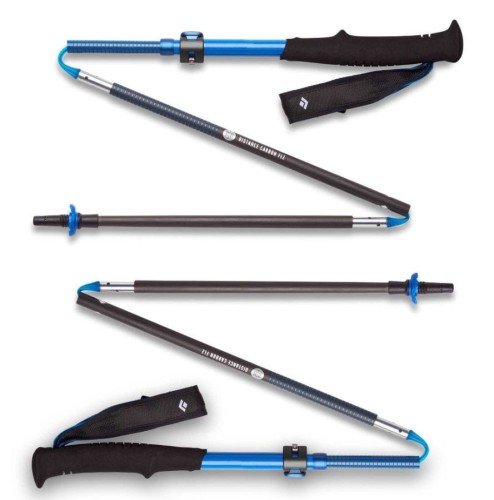 Kije Trekkingowe Black Diamond DISTANCE CARBON FLZ POLES ULTRA BLUE - 2171195